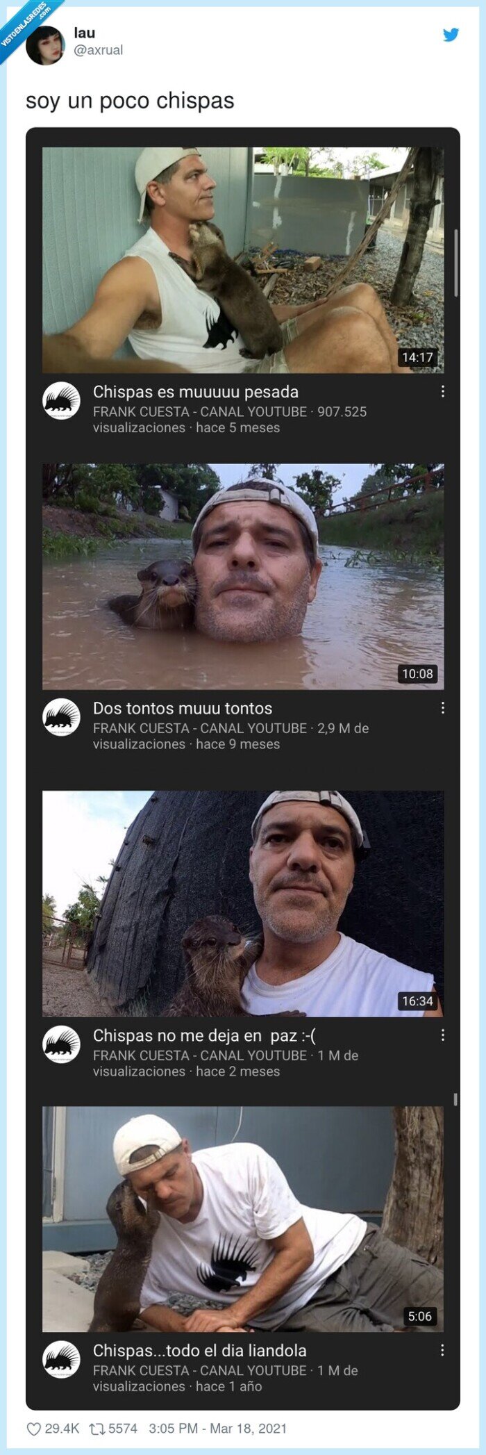 chispas,nutria,frank cuesta