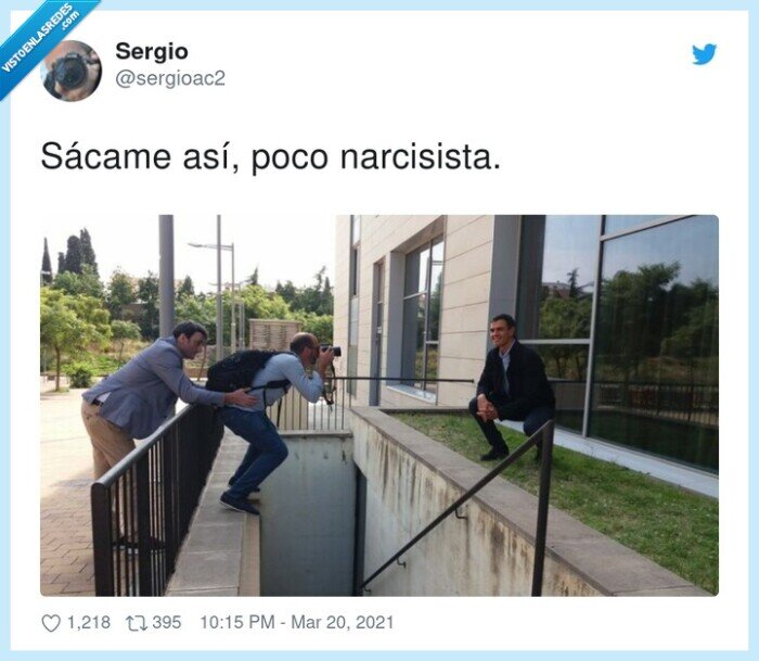 narcisista,pedro sanchez,postureo