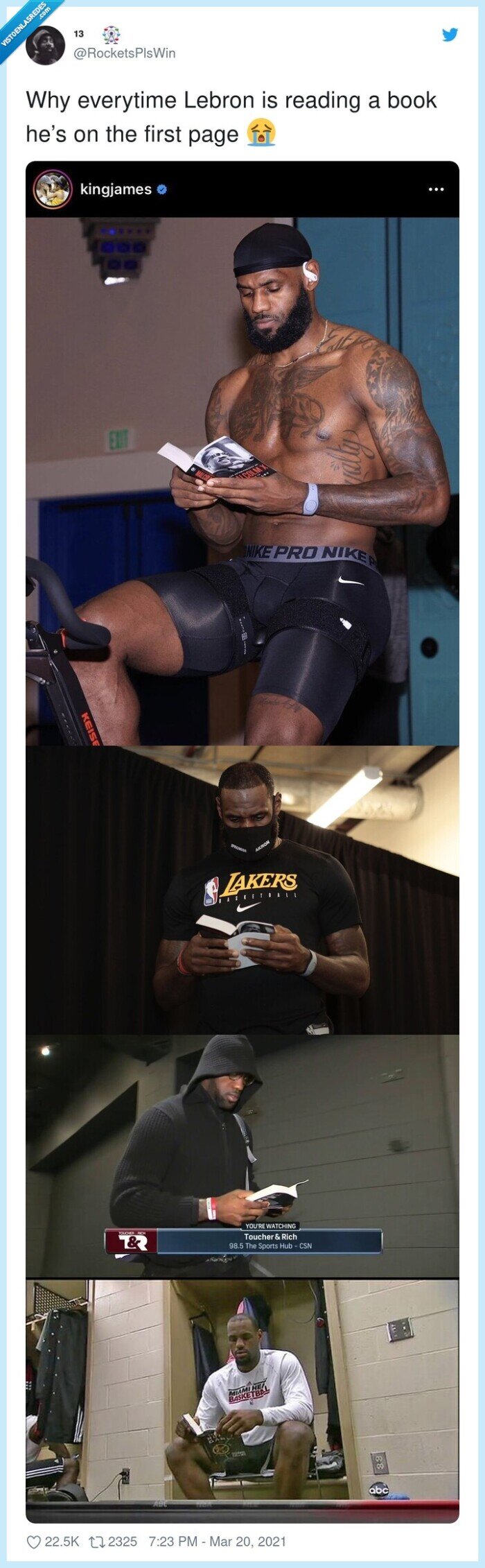lebron james,leer,libro,primera página