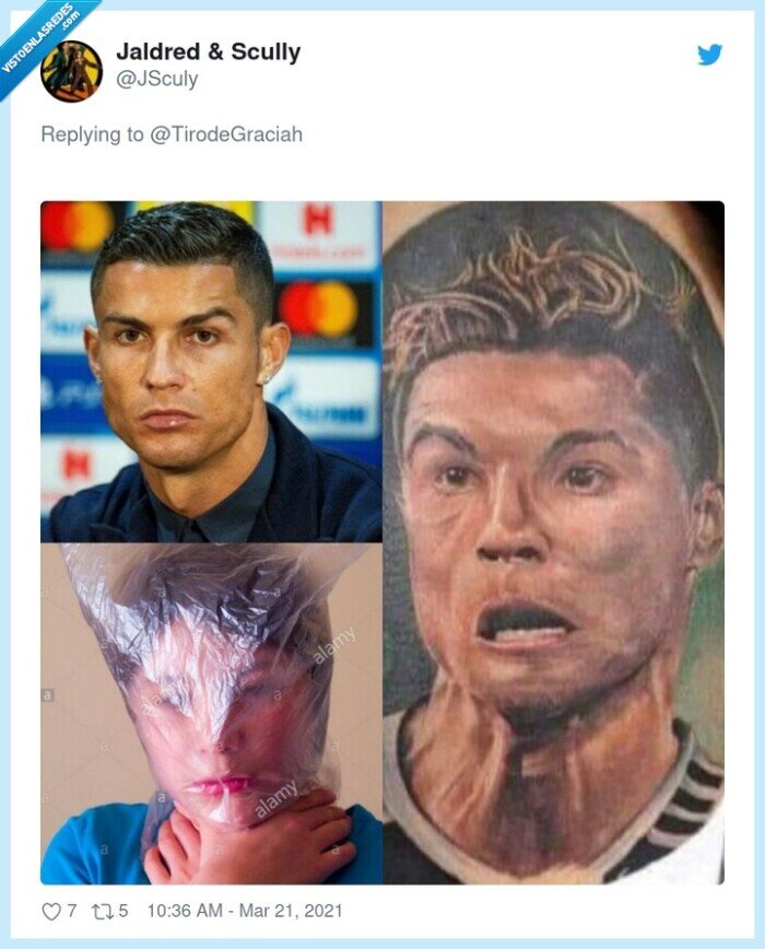 tatuaje,bolsa,cristiano ronaldo,derp