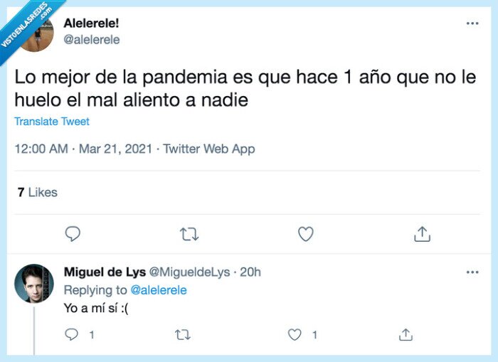 Pandemia,aliento,halitosis,distancia social,covid 19