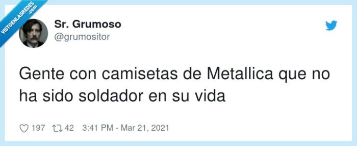 camisetas,metallica,soldador,gente