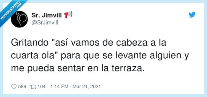 gritar,terraza,coronavirus,cuarta ola