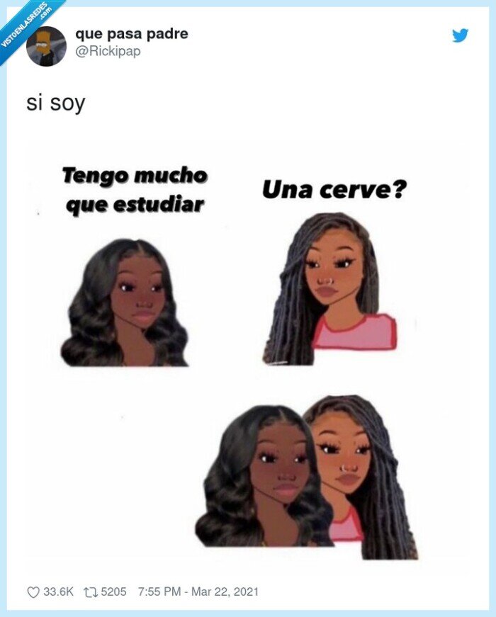 estudiar,cerve,vamos,amigas