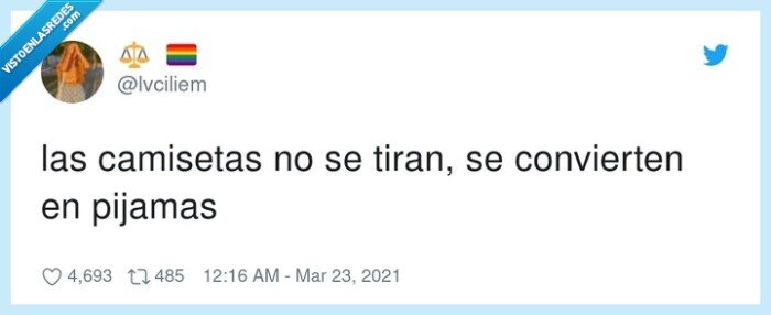 convertir,camisetas,pijamas,tirar