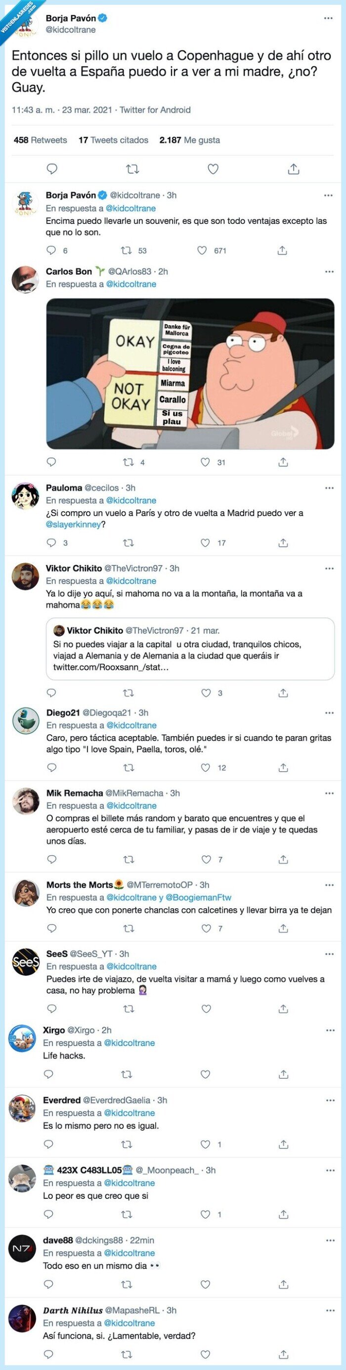 copenhague,coronavirus,espa&ntilde;a,vuelta,madre