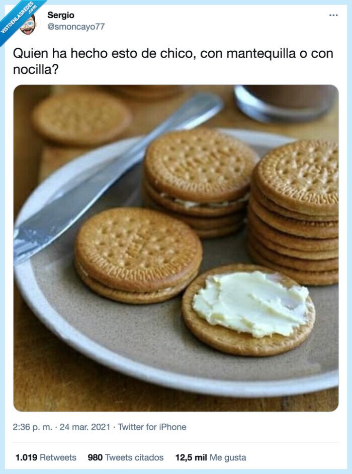 mantequilla,nocilla,galletas