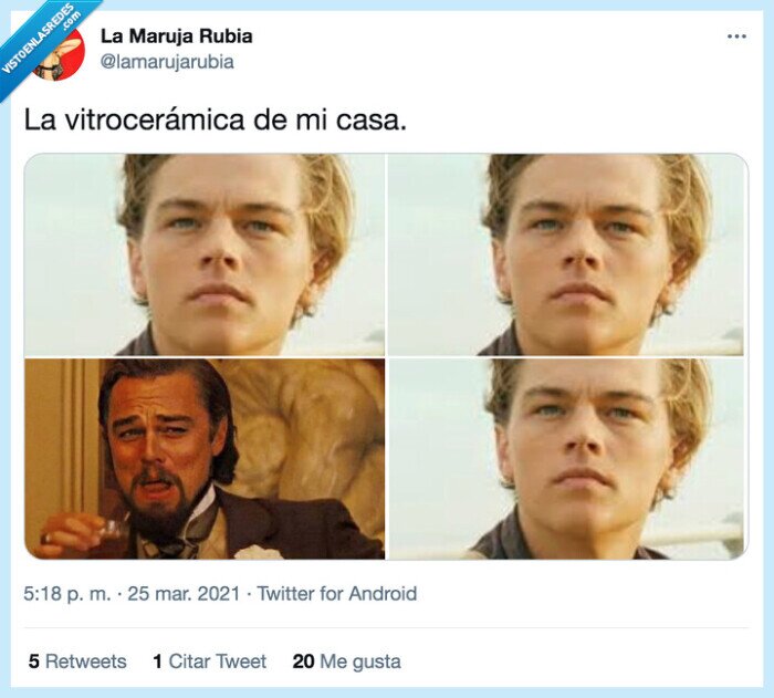vitrocerámica,casa,meme,leonardo dicaprio
