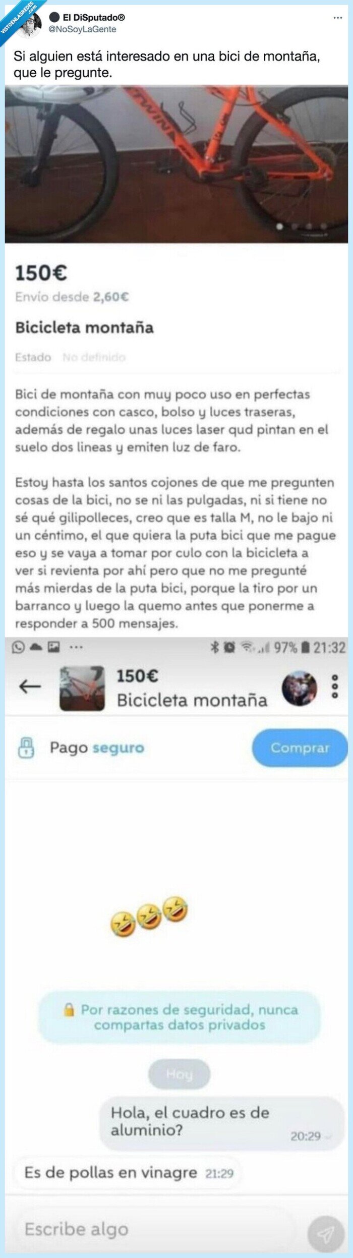 bici,wallapop,venta,detalles