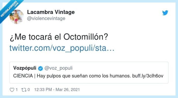 octomillón,tocará,lotería,euromillon,pulpos,soñar