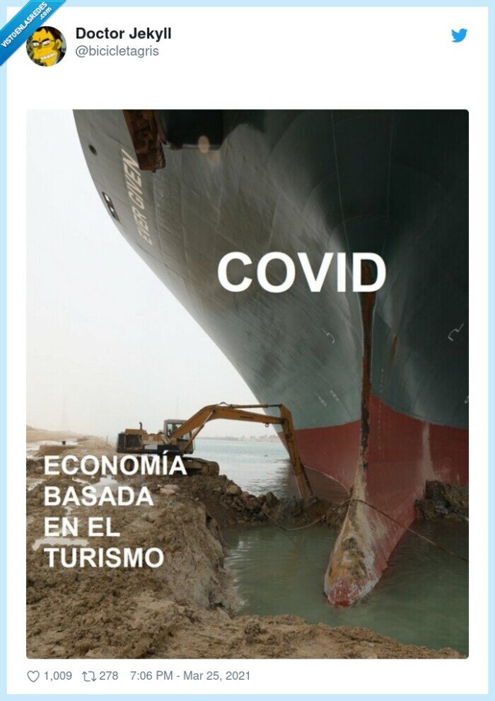 barco,grua,meme,coronavirus,economía,turismo
