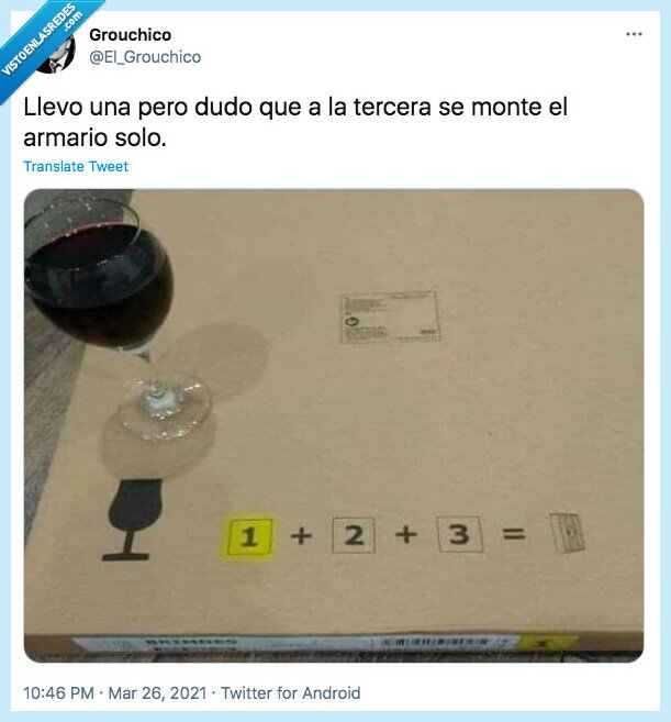 armario,instrucciones,copa,vino