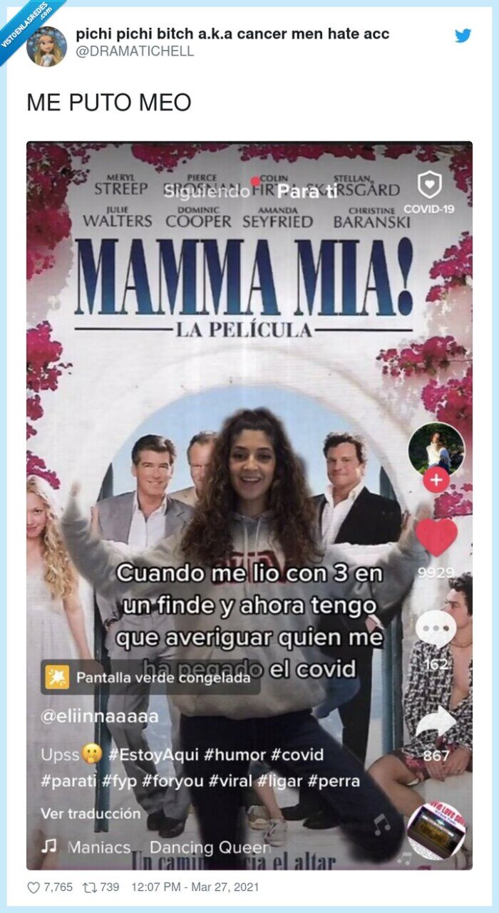 liarse,covid,mamma mia,guarrillas