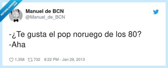 pop noruego,gustar,aha