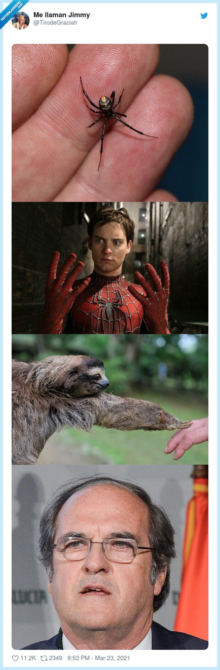 perezoso,spiderman,Ángel Gabilondo,PSOE