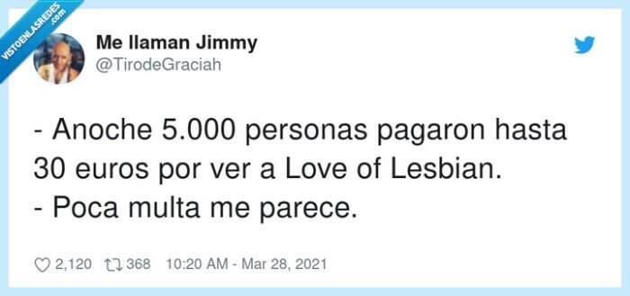 personas,pagar,love of lesbian,multa,concierto