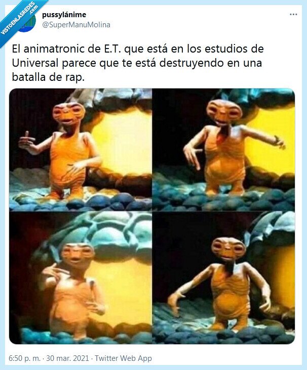 et,animatronic,universal,batalla,rap