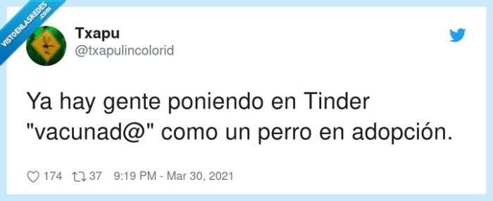 adopción,vacunado,ligar,vacunad@,tinder,gente,perro