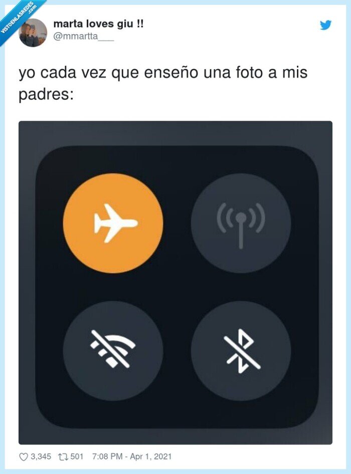 padres,enseñar,fotos,modo avión
