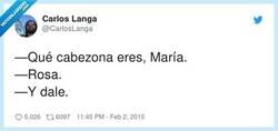 Enlace a María y punto, por @CarlosLanga