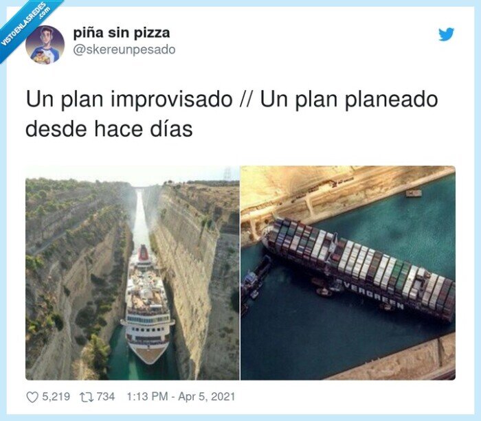 evergreen,plan,atascar,estrecho