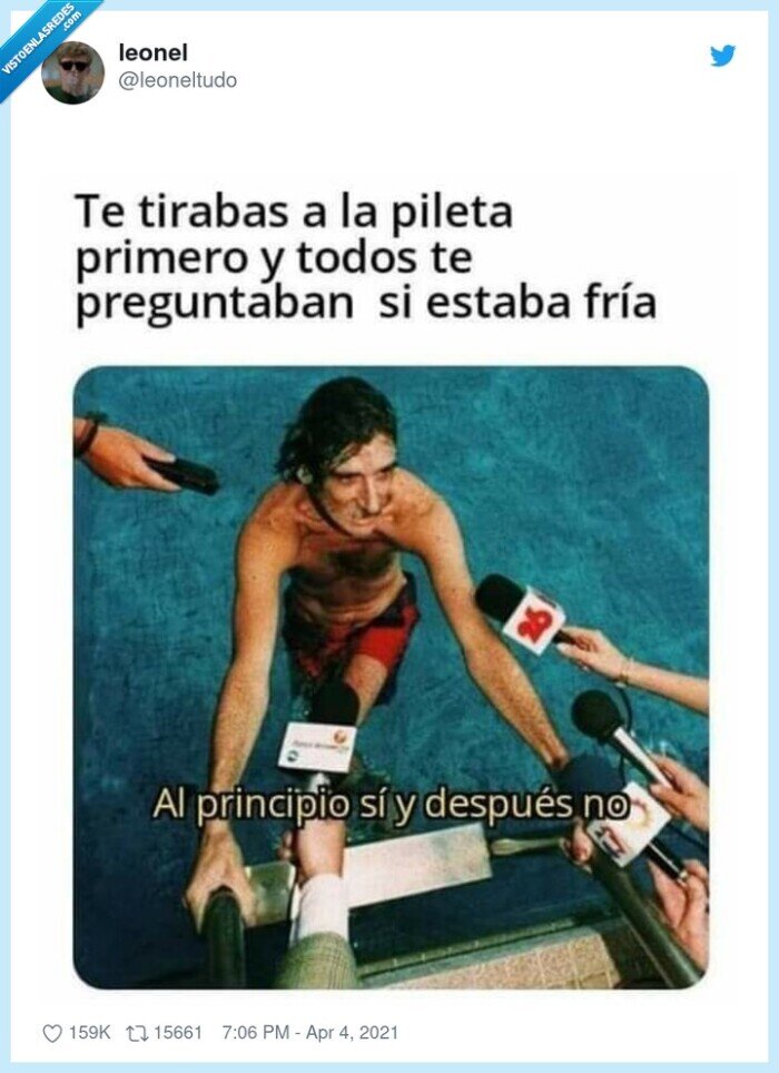 piscina,tirarse,primero