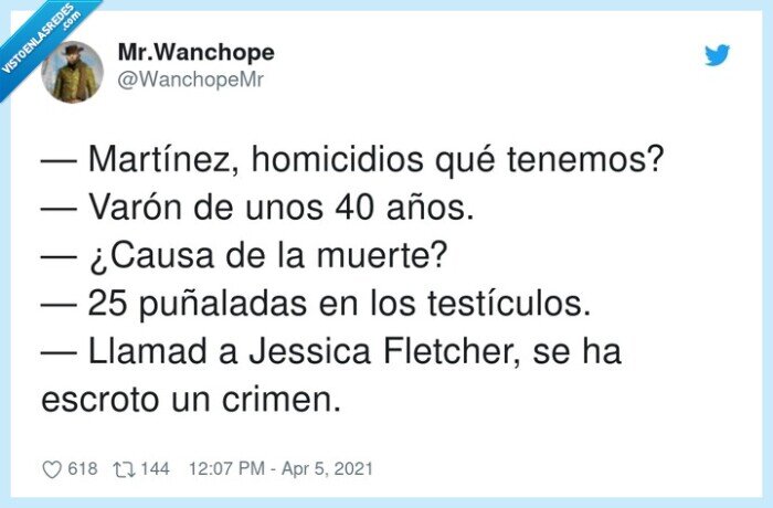 testículos,martínez,puñaladas,homicidios,jessica fletcher