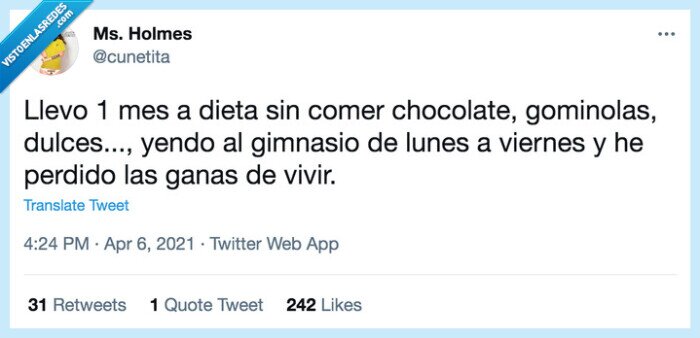 Dieta,comer,gimnasio,deporte,vida,España,perder,humor,twitter
