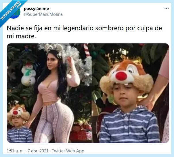 sombrero,fijarse,madre