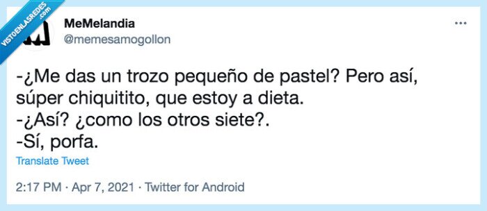 Dieta,pastel,trocito