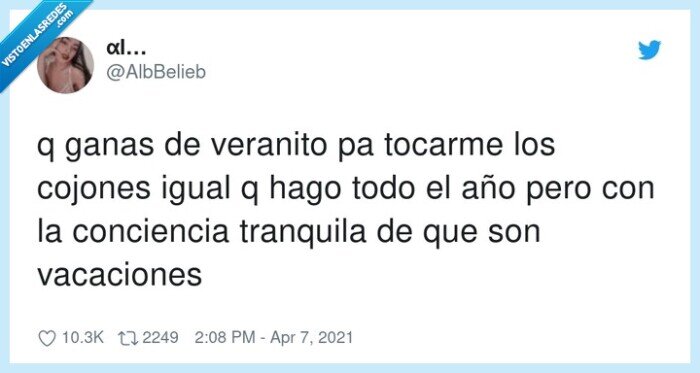 conciencia,vacaciones,tranquila,veranito,tocarme