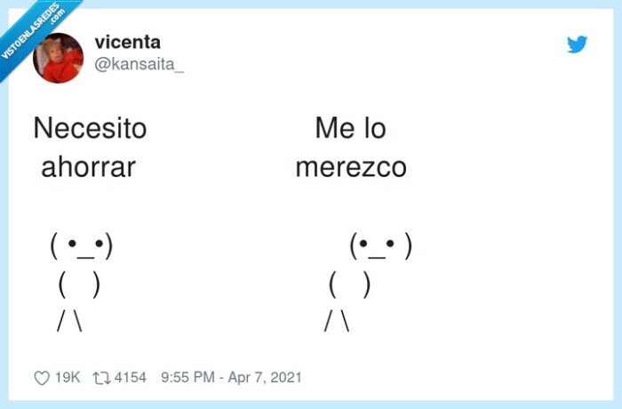 necesitar,ahorrar,merecer