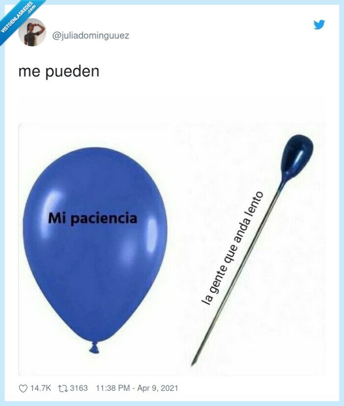 globo,paciencia,andar,explotar,aguja,gente,calle,caminar