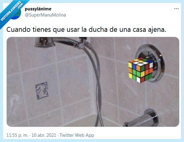 ducha,casa,ajena,rubik