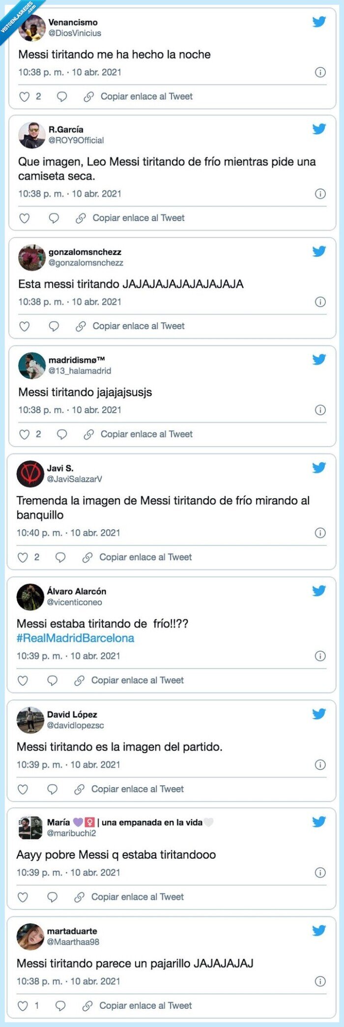 856720 - Messi, 'trending topic' instantáneo por lo que hizo en mitad del partido