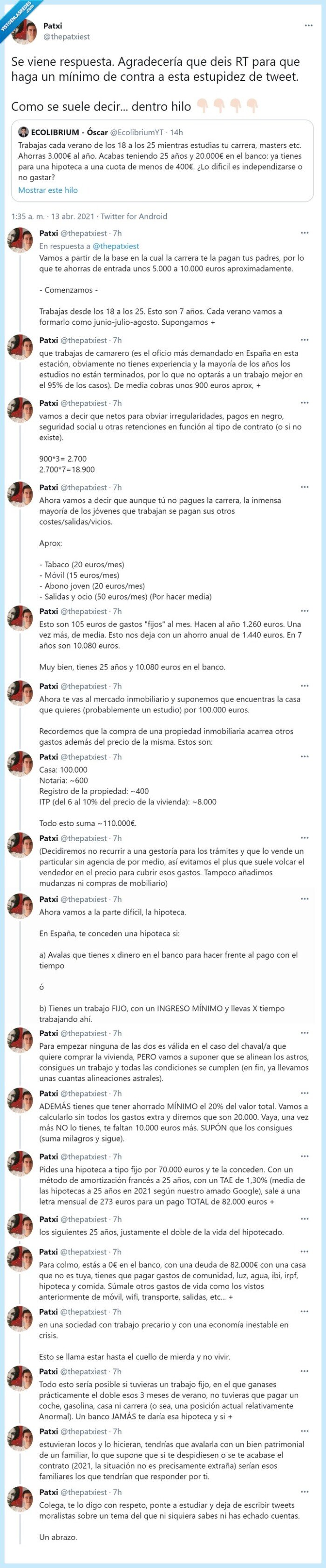 independizarse,economía,jóvenes,flipado