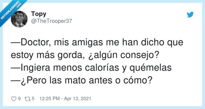 quemar,calorías,doctor,ingerir,consejo,gorda