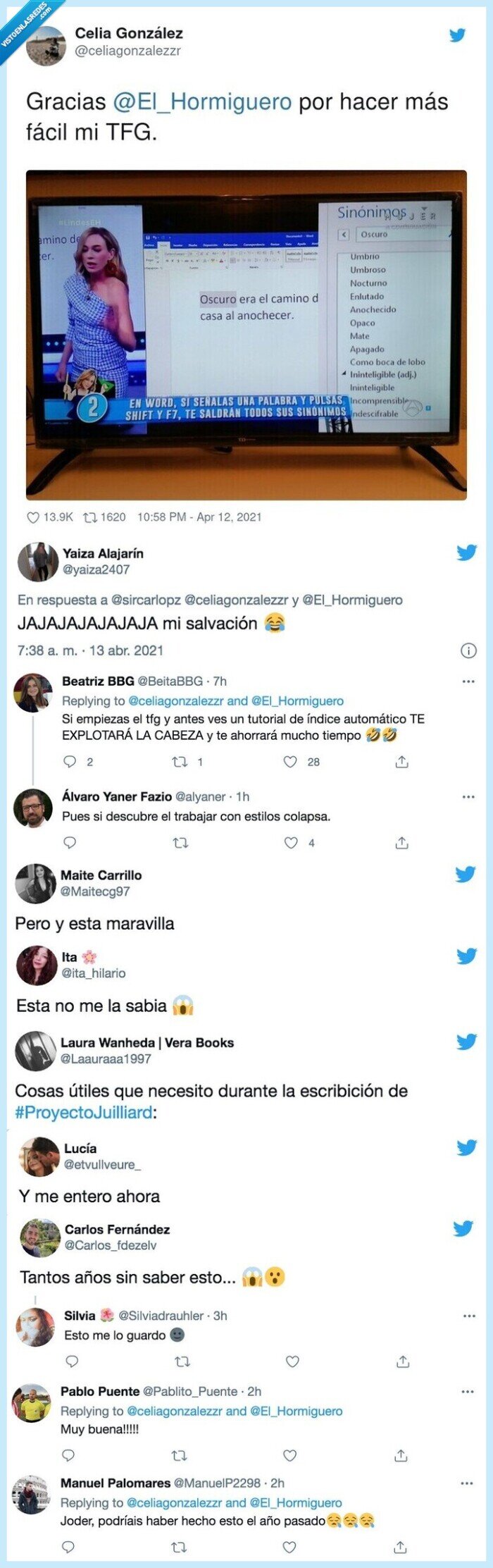 tfg,truco,word,sinónimos