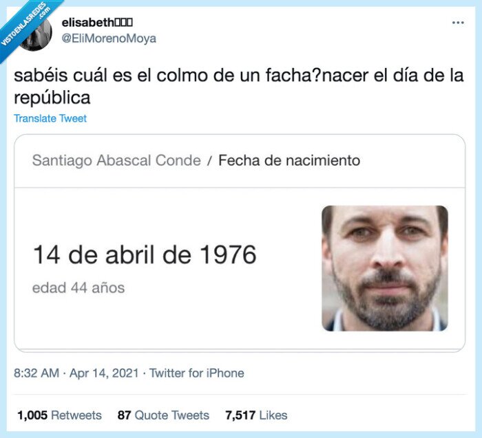 facha,nacer,república,santiago abascal,colmo,día