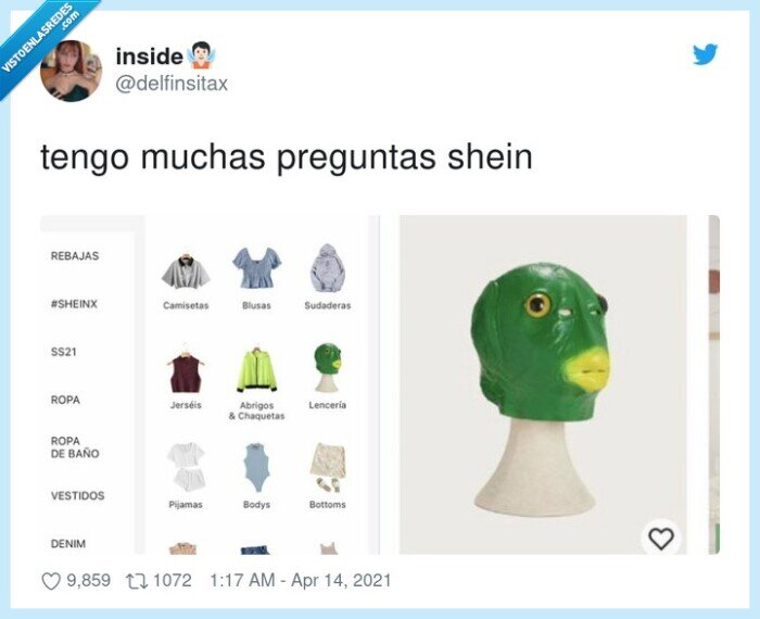 preguntas,lencería,máscara,pez