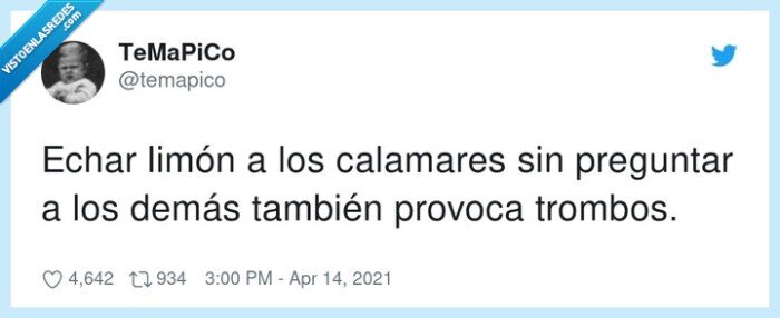 calamares,preguntar,trombos,lim&oacute;n