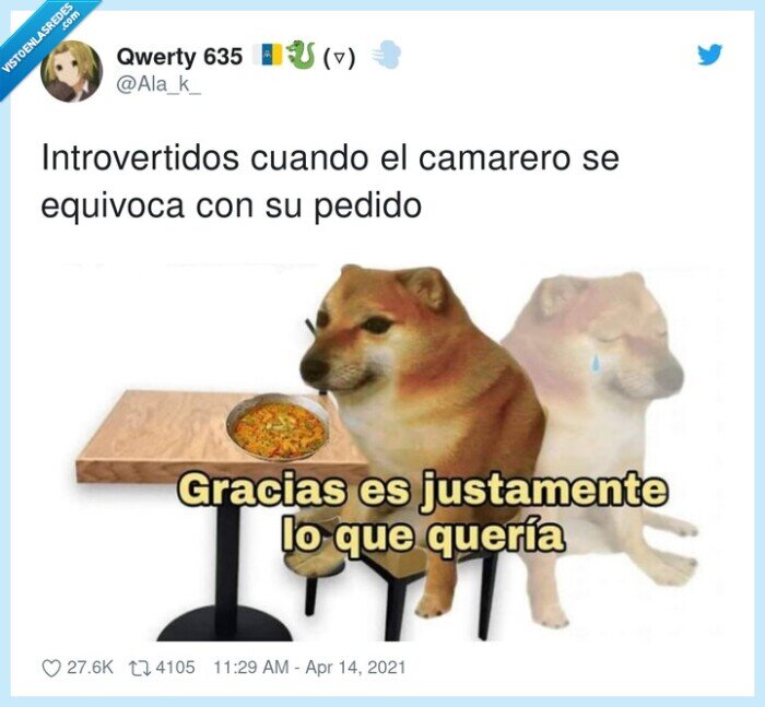 introvertidos,camarero,equivocarse,pedido