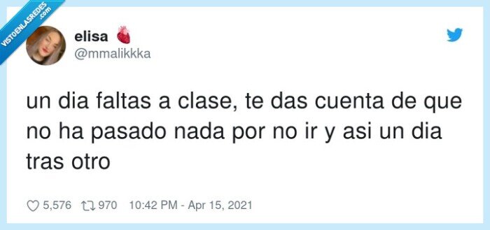 faltar,clase,nada