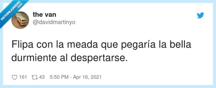 despertarse,bella durmiente,flipa,meada