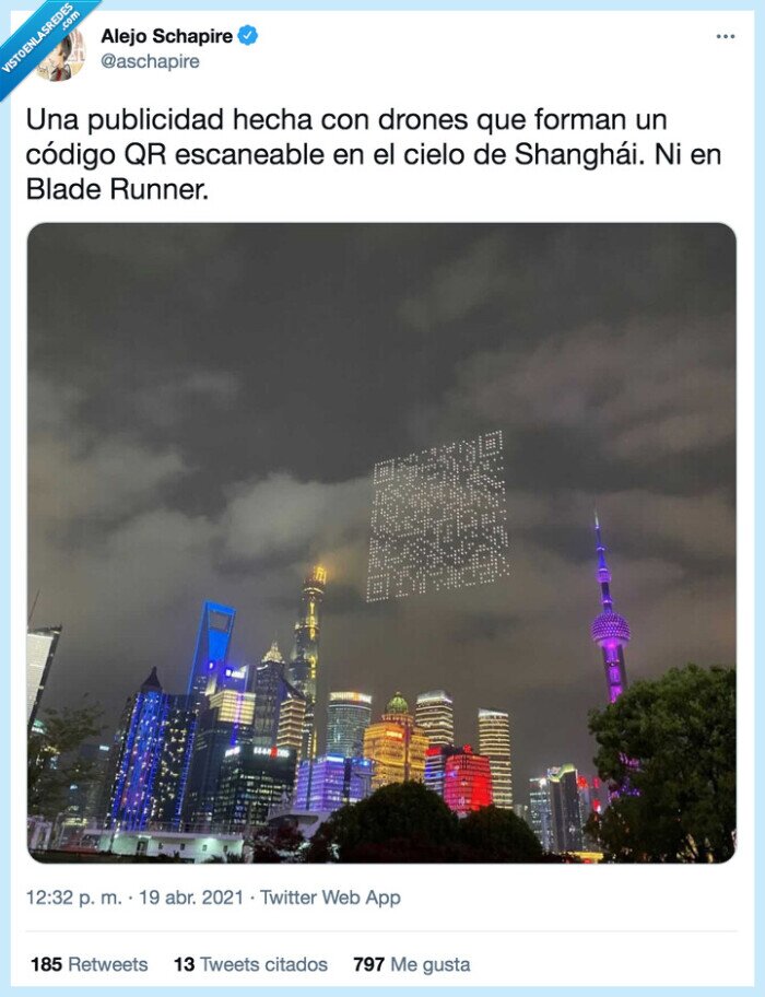 escaneable,publicidad,shanghái,código,drones,qr