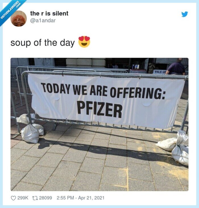 sopa del día,pfizer,vacuna