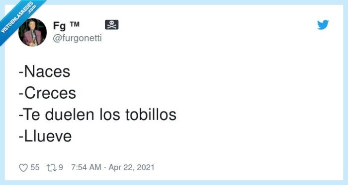 tobillos,crecer,doler,llover