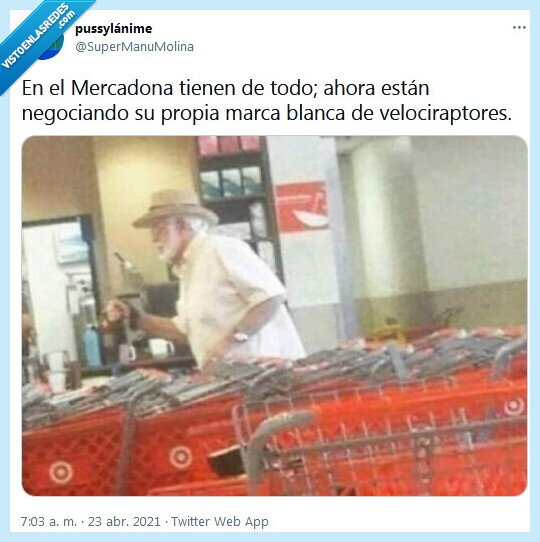 mercadona,velociraptores,comprar,marca blanca