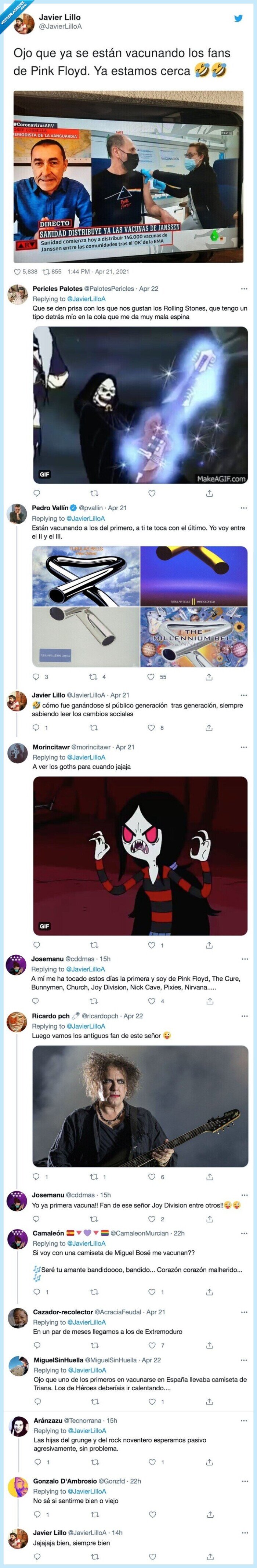 vacuna,están,pink floyd,cerca