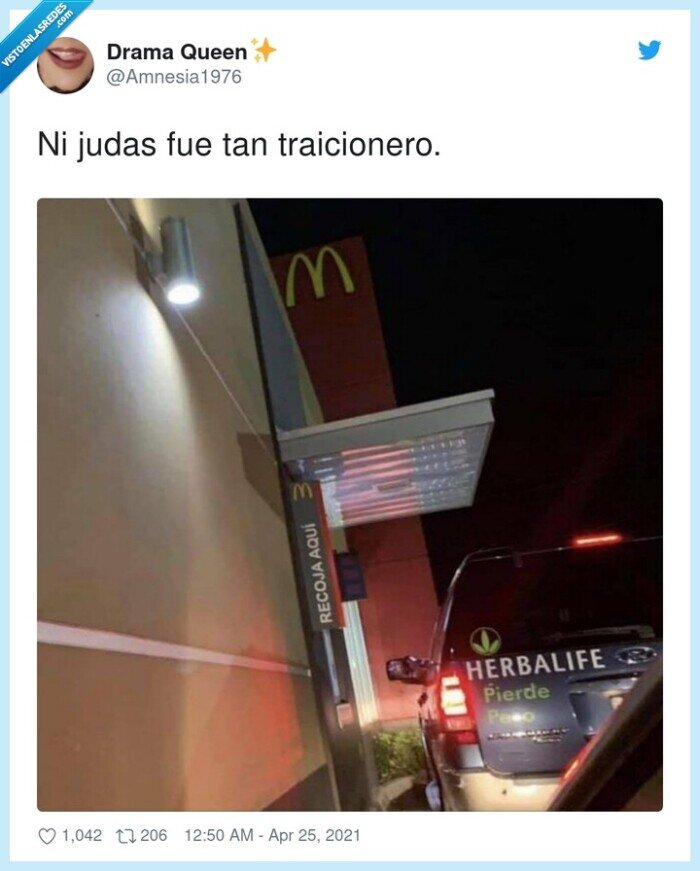 traicionero,judas,herbalife,mcdonalds